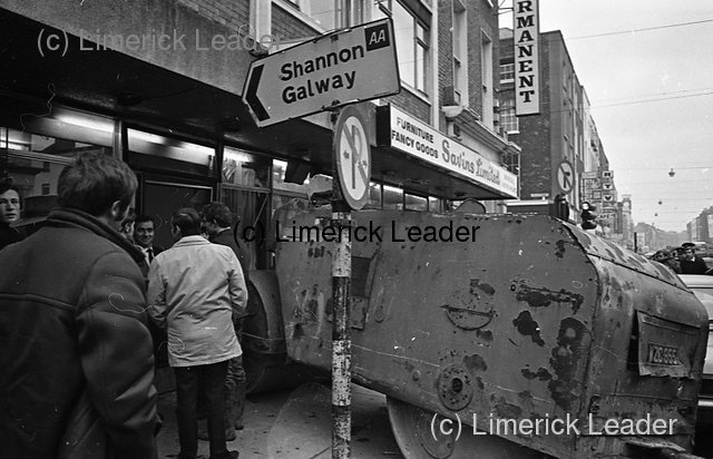 Crash of steam roller at bank 1971 | From Limerick With Love